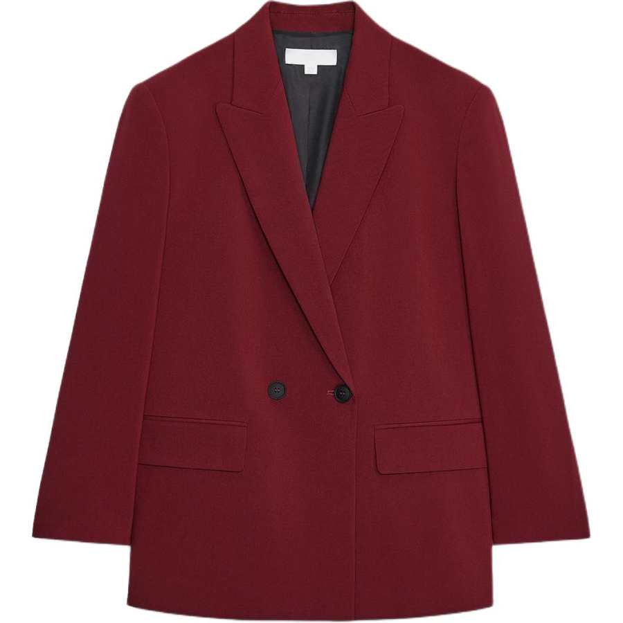 ZARA Business Suits Women's Burgundy Moderate
