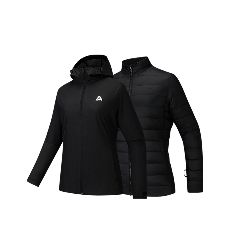 Anta Outdoor Collection Outdoor Hiking Waterproof, Windproof, Water Repellent, Thermal Windbreaker Jacket Women's