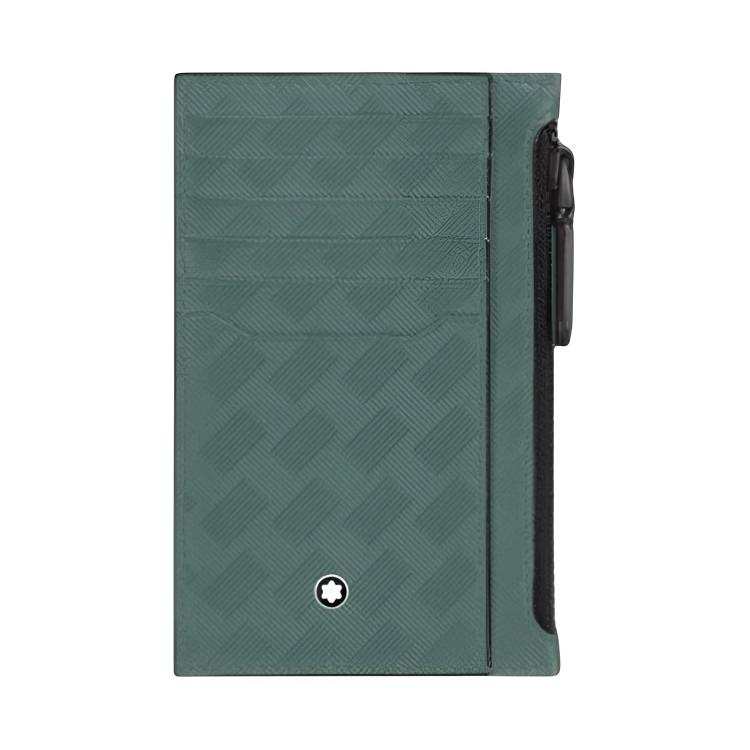 MONTBLANC Cow Leather Card Holder Men's Pine Green