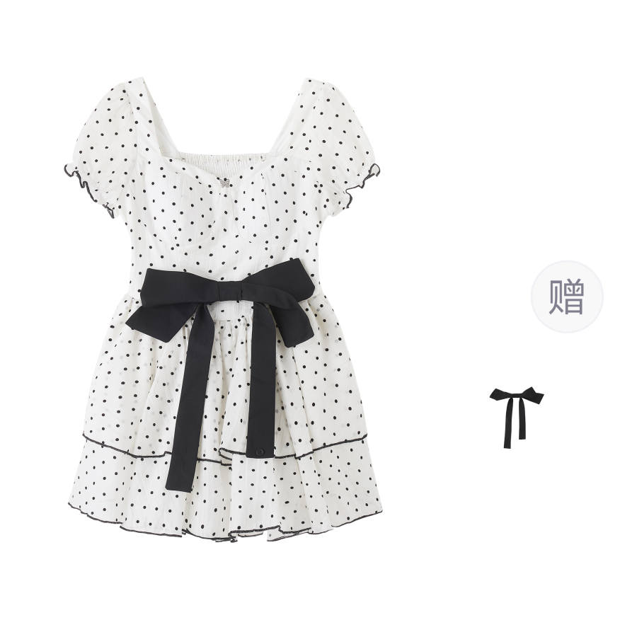 Fabric Pig Short Sleeved Dress Women's
