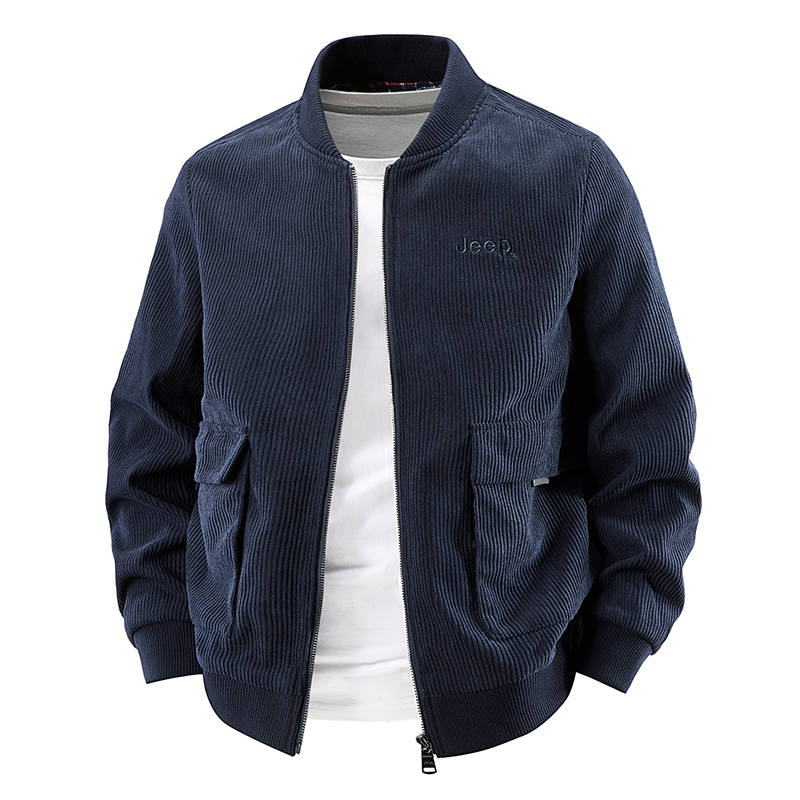 Jeep Jeep Jackets Men's Baseball Collar Moderate Workwear