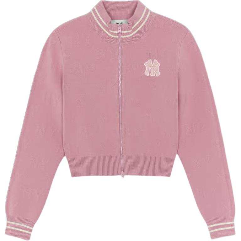 MLB Knitwear Women's Pink Stand Collar Moderate