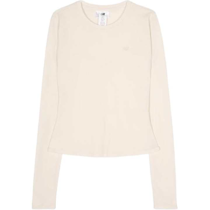 New Balance New Balance T Shirts Women's Light Beige Crew Neck