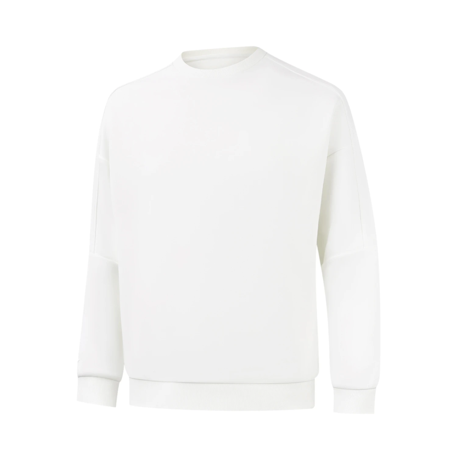 Li-Ning Li Ning Sweatshirts Men's Ivory Crew Neck Moderate