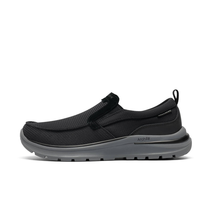 Skechers Cushioning Abrasion Resistant Thermal Cushioning Abrasion Resistant Thermal Low top Casual Shoes Men's Black