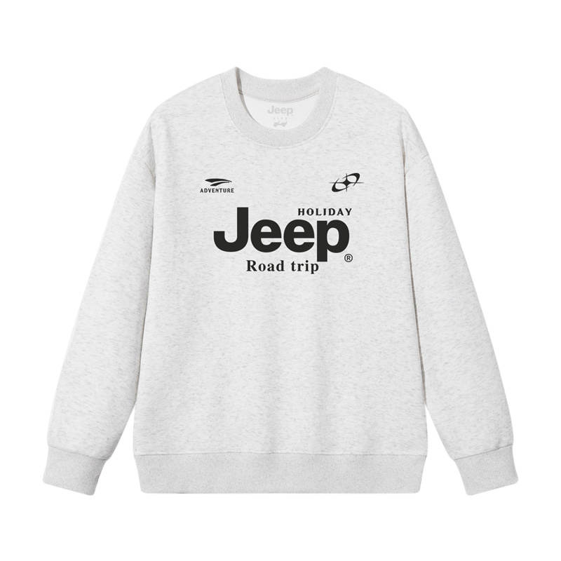 Jeep Grade School Sweatshirts Crew Neck Moderate