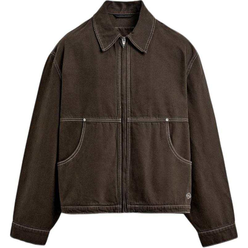 ZARA ZARA Jackets Men's Brown Lapel Moderate