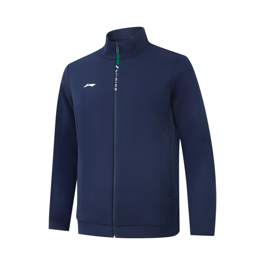 Li-Ning Li Ning Sweatshirts Men's Ink Blue Stand Collar Moderate