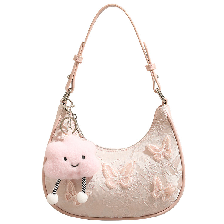 PAYOT Synthetic Leather Hobo Shoulder Bag Women's Multicolor