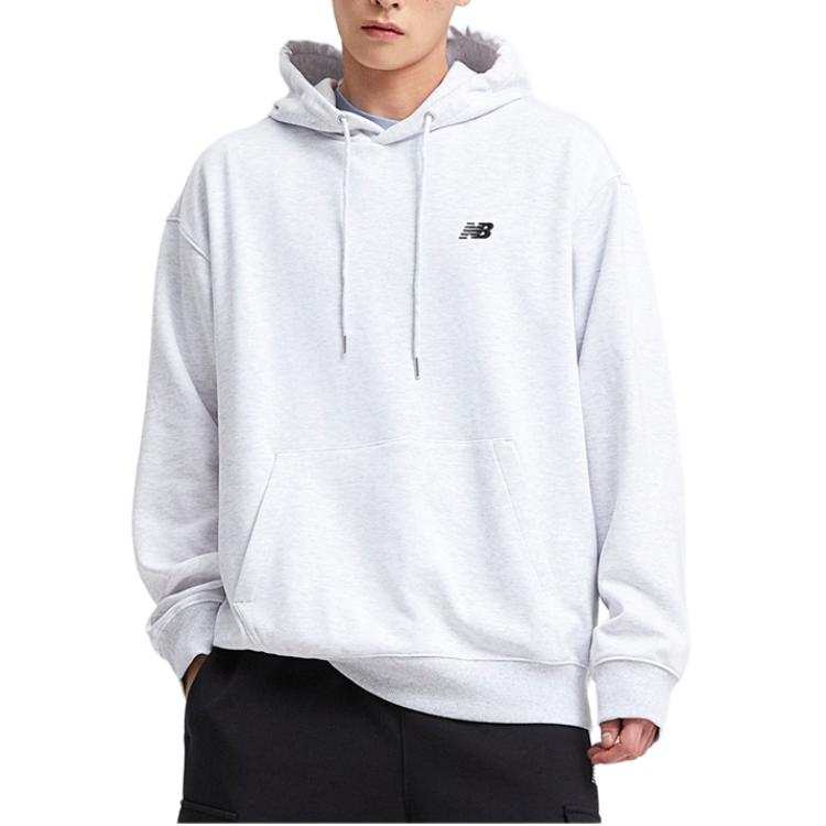 New Balance New Balance Sweatshirts Men's Light Gray Hooded Moderate