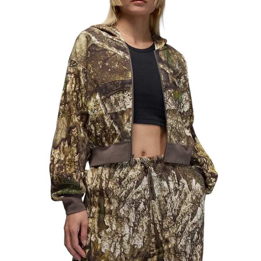 Jordan Jordan Brooklyn Fleece Women's Realtree Mod Crop Full-Zip Hoodie