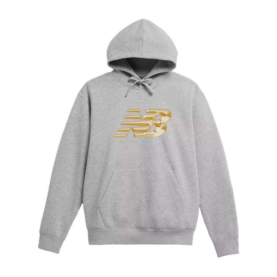New Balance New Balance Sweatshirts Men's Gray Hooded Non Detachable Moderate