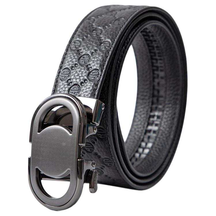 Hodo Zinc Alloy Leather Belts Men's 3.5cm