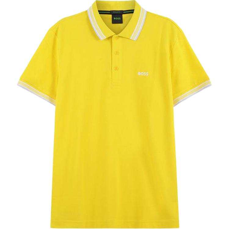 HUGO BOSS FW23 Polo Shirt Men's Bright Yellow