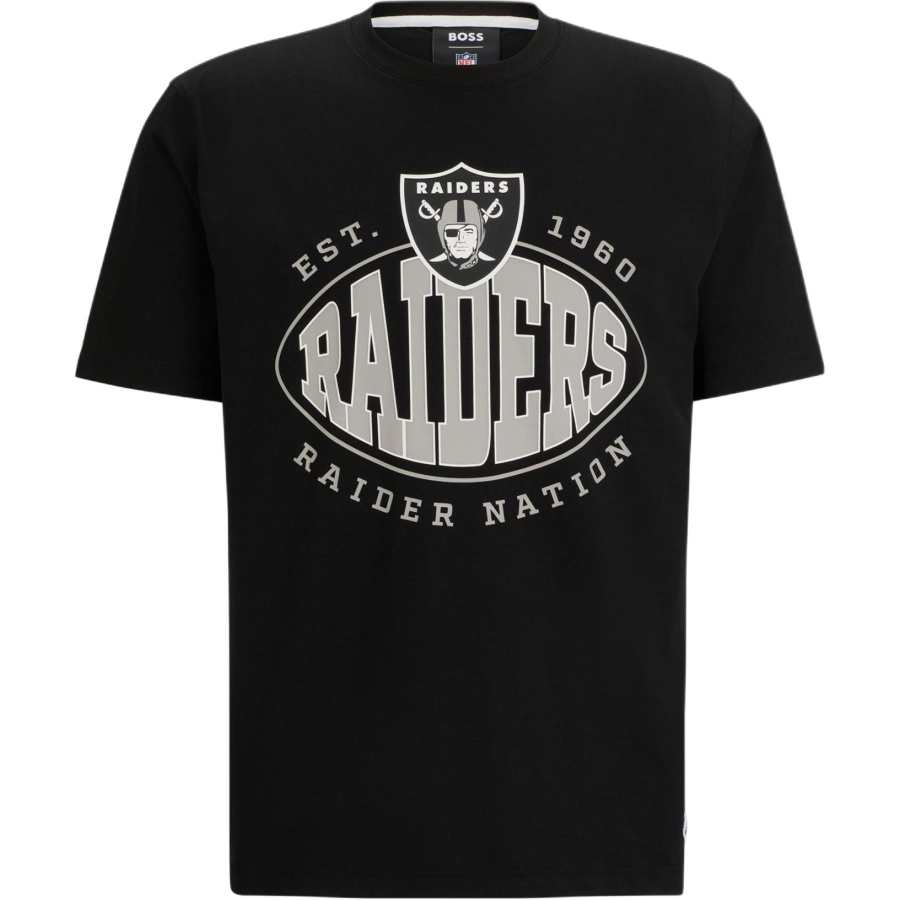 HUGO BOSS 【Best of: PromotionsPrevious Season】x Nfl Raiders-print jersey T-shirt