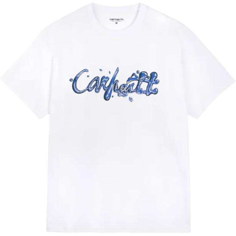 Carhartt WIP FW25 S/S EMERSON T SHIRT White T Shirt Men's