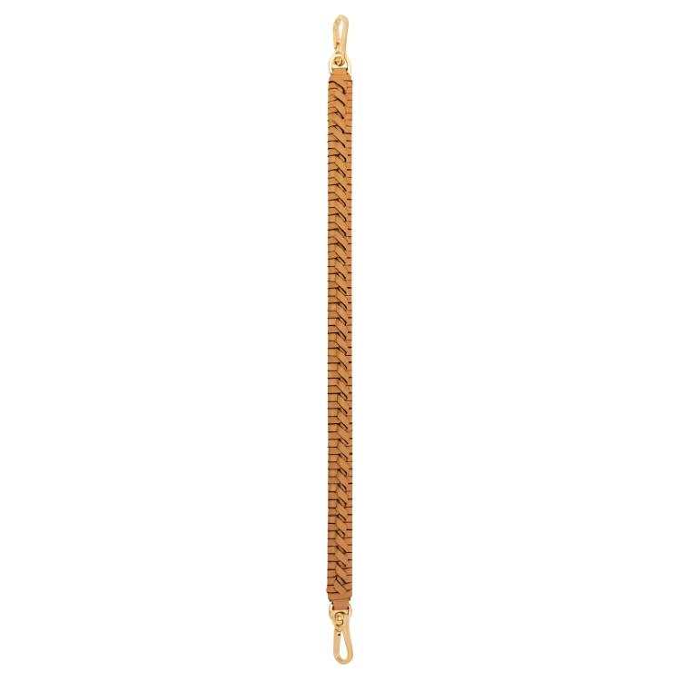 LOEWE Cow Leather Bag Straps Women's Warm Hue Desert