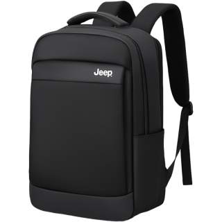 Jeep Oxford Backpack Laptop Bag Men's Black
