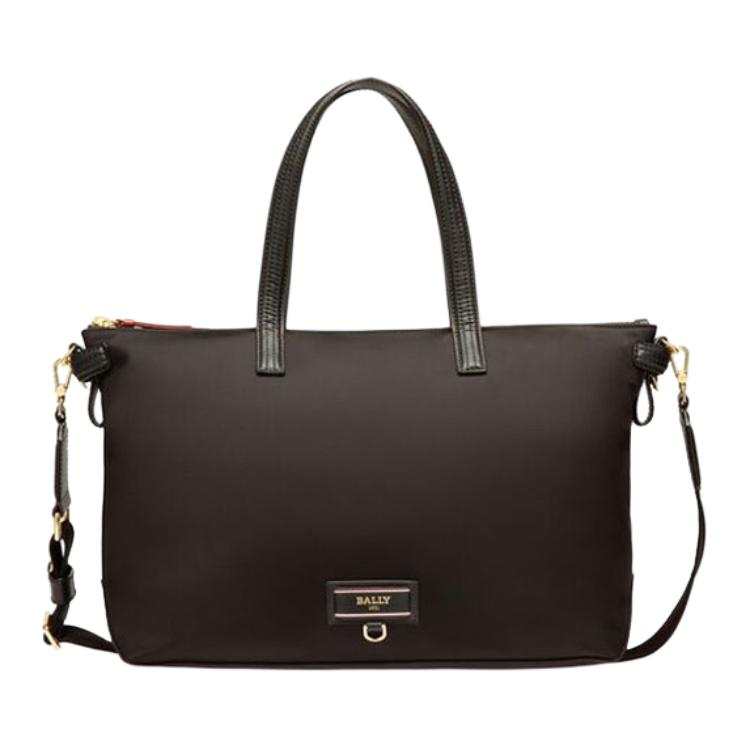 BALLY Recycled Nylon Handbag Women's Black