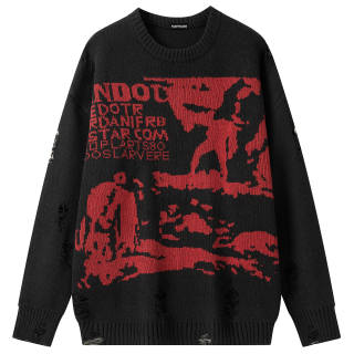 Fakeyoung Sweaters Unisex Crew Neck Moderate