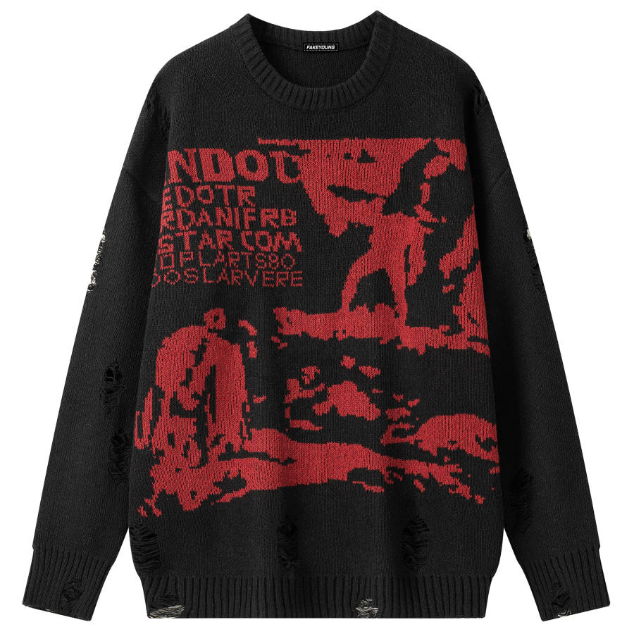 Fakeyoung Sweaters Unisex Crew Neck Moderate