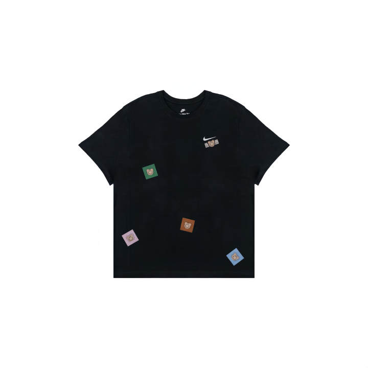 Nike Nike Sportswear T Shirts Men's Black Crew Neck Straight Fit