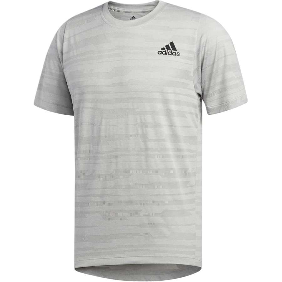 Adidas Adidas T Shirts Men's White Crew Neck Moderate Straight Fit