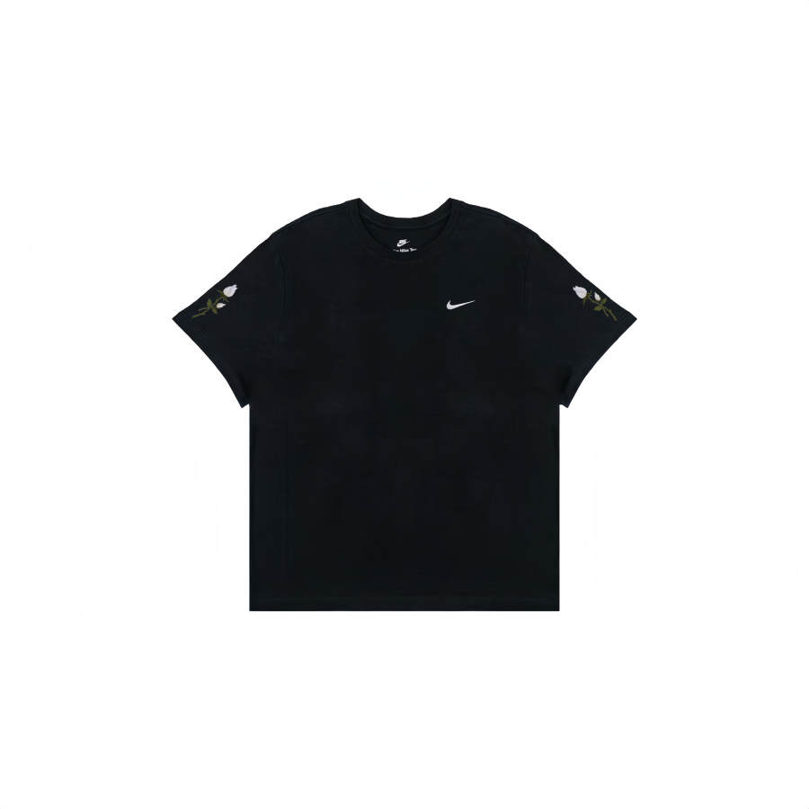 Nike Nike Sportswear T Shirts Men's Black Crew Neck Moderate Straight Fit