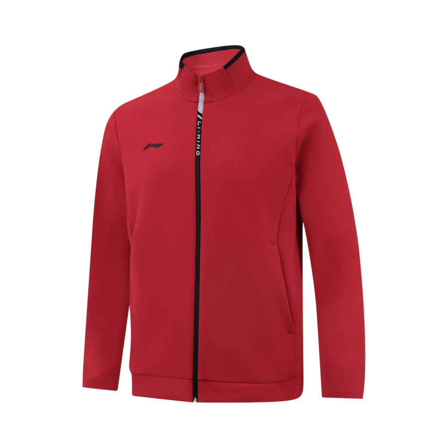 Li-Ning Li Ning Sweatshirts Men's Bull Red Stand Collar Moderate Cardigan