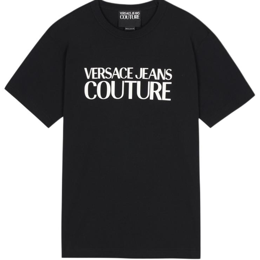 VERSACE JEANS COUTURE 【Previous Season】logo-print cotton T-shirt
