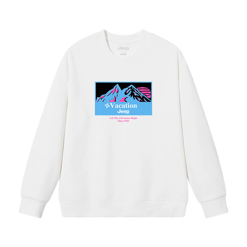 Jeep Grade School Sweatshirts Crew Neck Moderate
