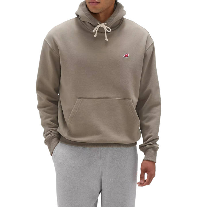 New Balance New Balance Sweatshirts Men's Brown Hooded Moderate Regular