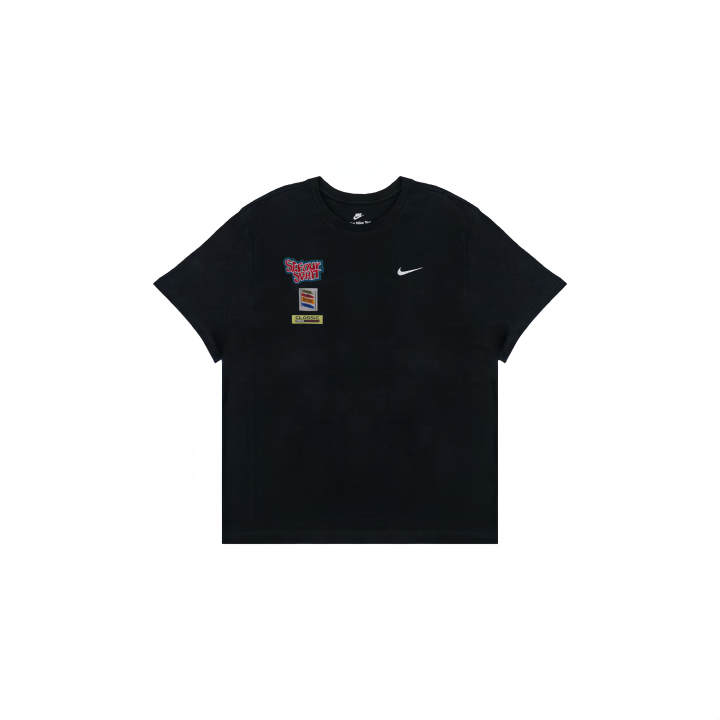 Nike Nike Sportswear T Shirts Men's Black Crew Neck Straight Fit