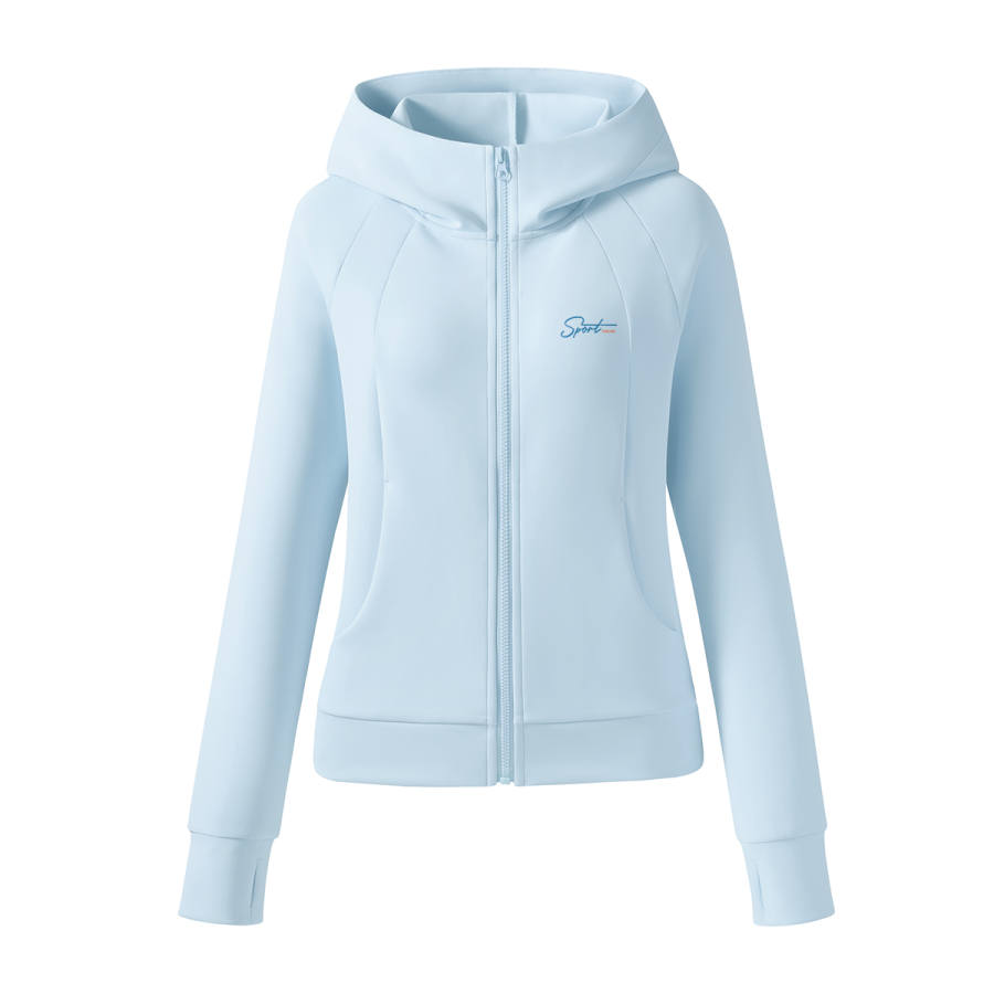 Tonlion Sweatshirts Women's Hooded Moderate Cardigan