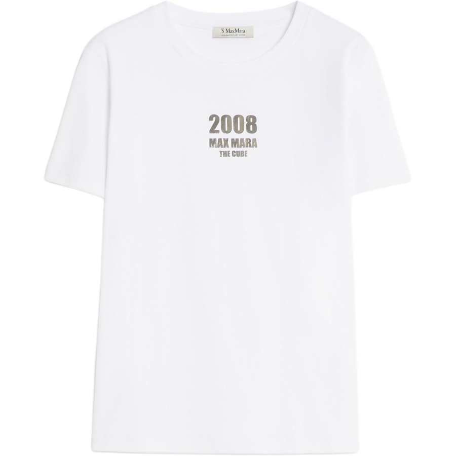 MaxMara MaxMara T Shirts Women's White Crew Neck