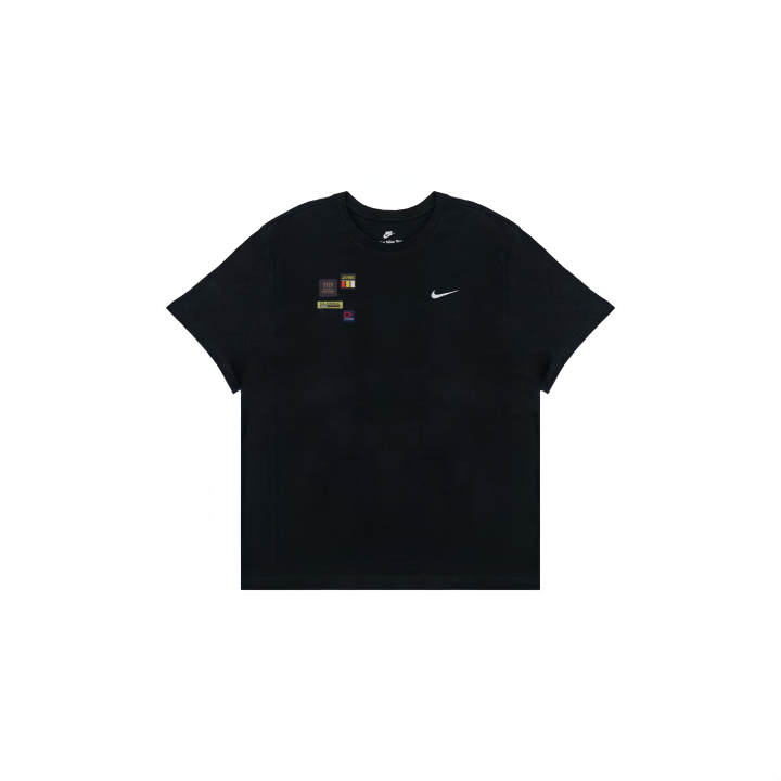 Nike Nike Sportswear T Shirts Men's Black Crew Neck Straight Fit