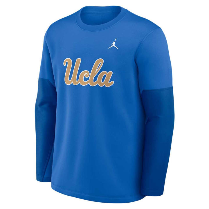 Jordan Jordan Ucla Sideline Coach Men's Jordan Brand Therma FIT College Long Sleeve T Shirt