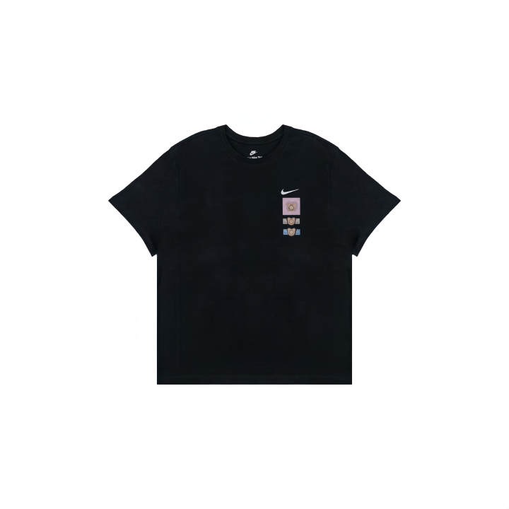 Nike Nike Sportswear T Shirts Men's Black Crew Neck Straight Fit