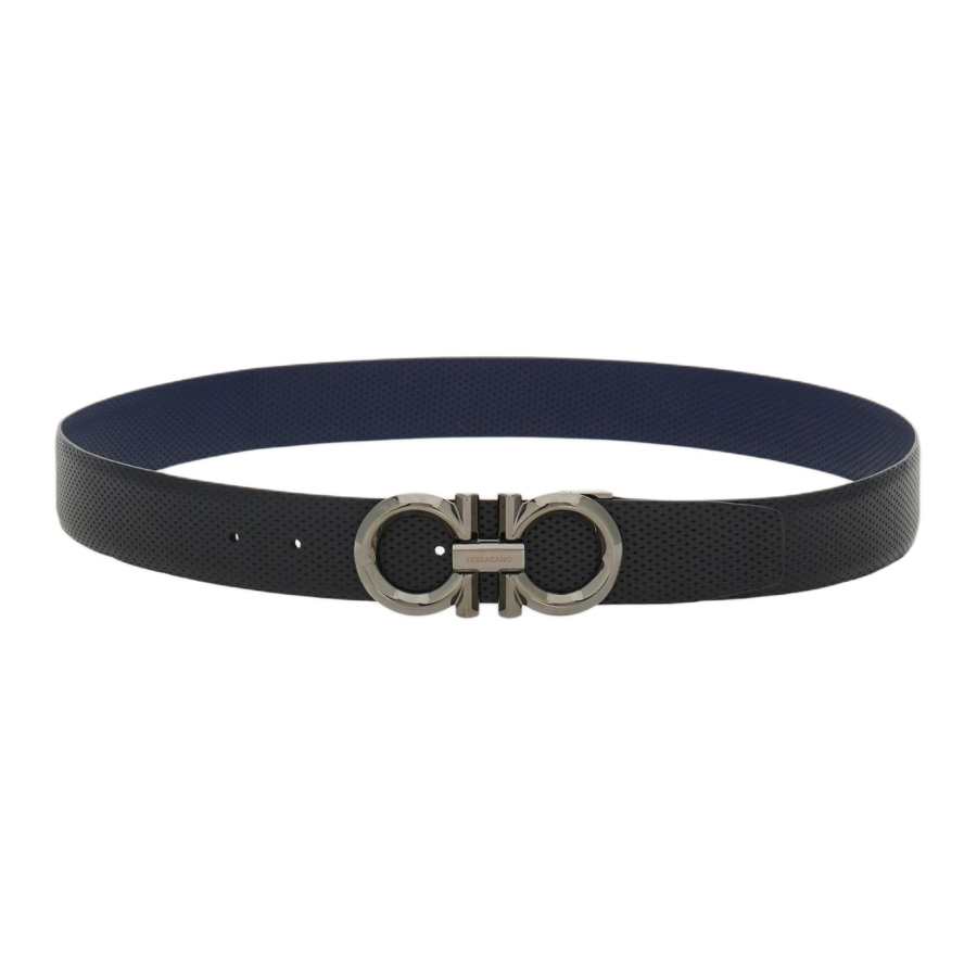Ferragamo logo-buckle leather belt