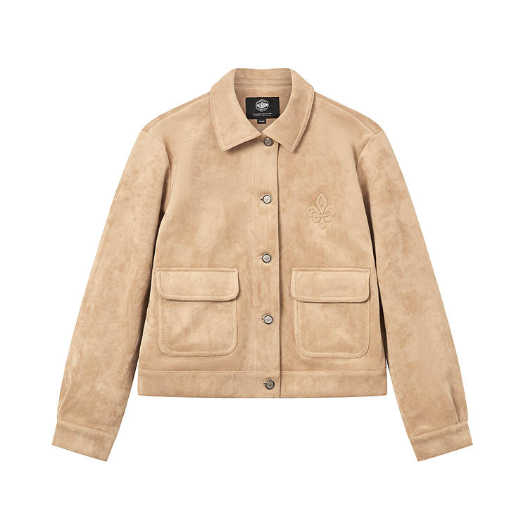 Palladium Cropped Coats Women's Lapel Moderate