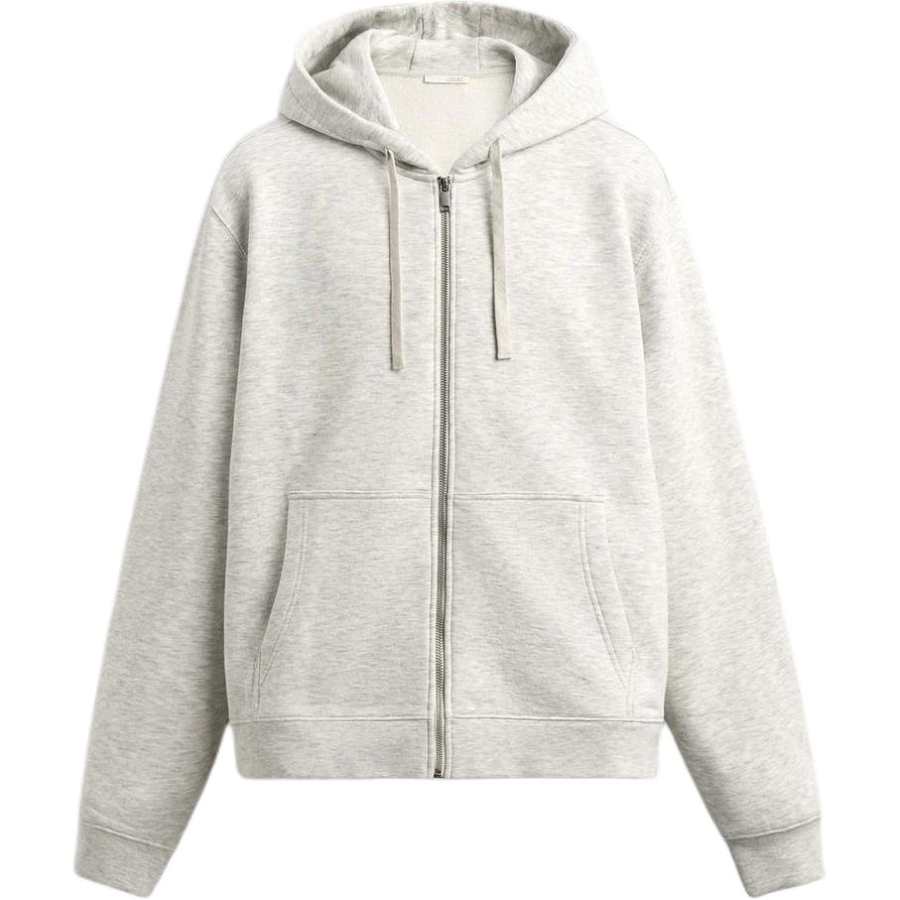 ZARA Sweatshirts Men's Zebra Print Gray Hooded Moderate