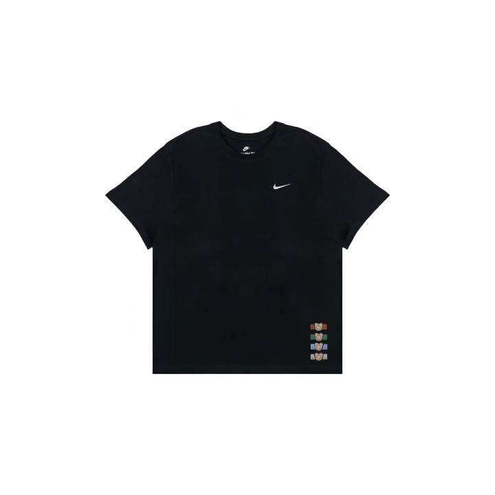 Nike Nike Sportswear T Shirts Men's Black Crew Neck Straight Fit