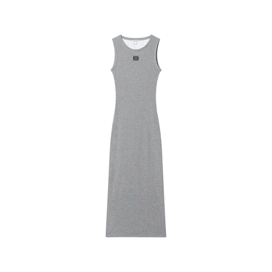LOEWE SS23 Sleeveless Dress Women's Gray