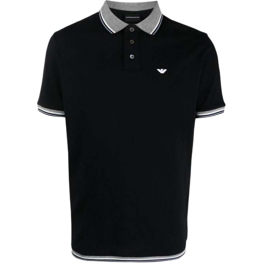 EMPORIO ARMANI SS23 Polo Shirt Men's Navy Blue