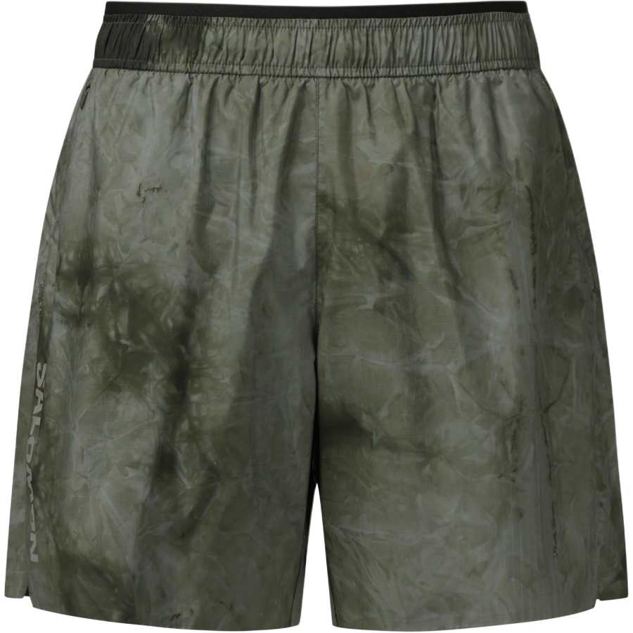 SALOMON Sports Shorts Unisex Dark Khaki Moderate