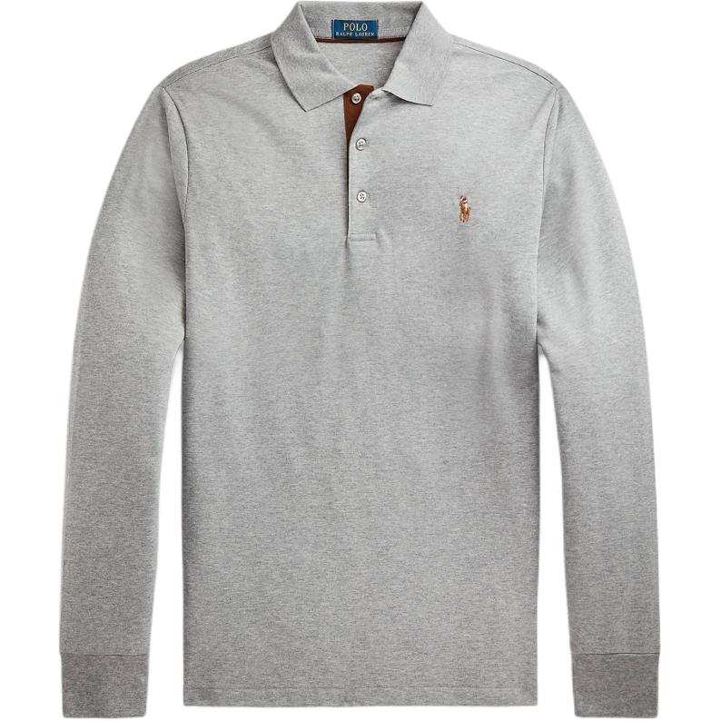 Polo Ralph Lauren Polo Shirt Custom Slim Fit Men's Gray