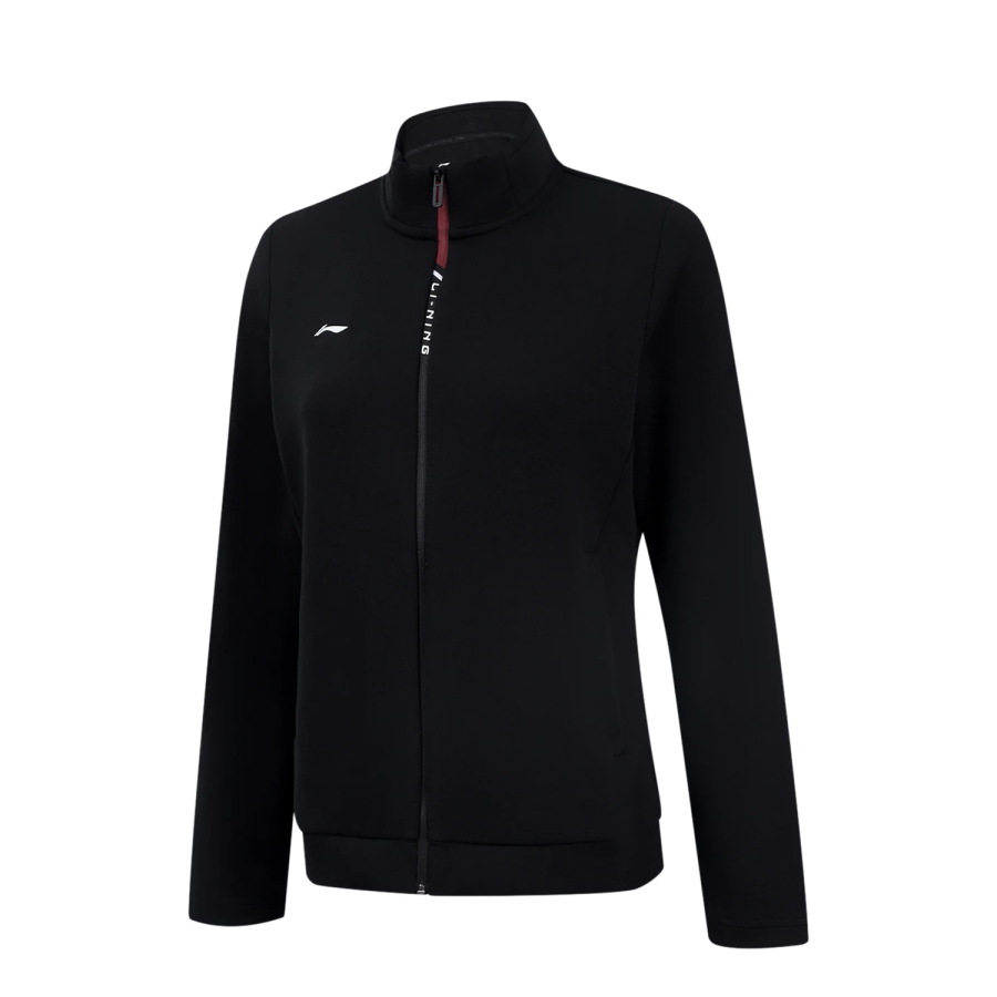 Li-Ning Li Ning Sweatshirts Women's Black Stand Collar Moderate