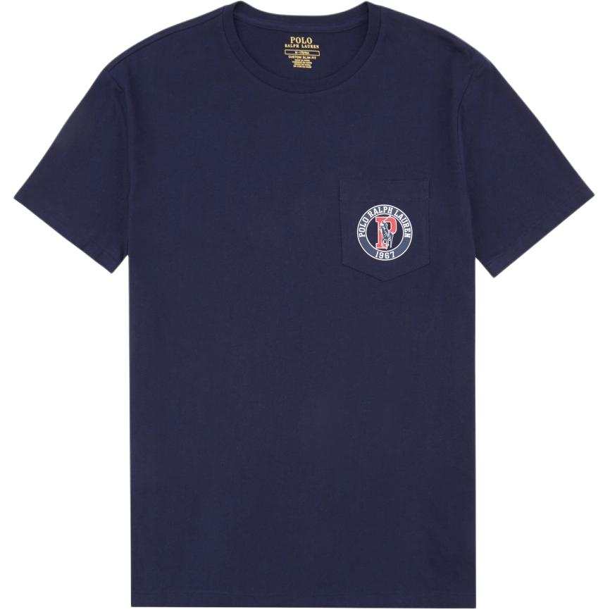 Polo Ralph Lauren T Shirt Custom Slim Fit Men's Marine Blue
