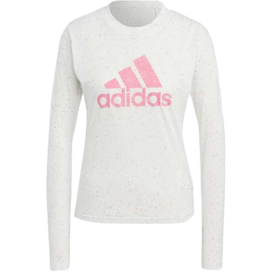 Adidas Adidas T Shirts Women's White Crew Neck Moderate Straight Fit