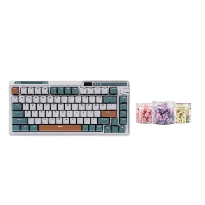 Kzzi Kzzi K75 Red Switch Gold Pink Switch Speed Silver Switch 82 Keys